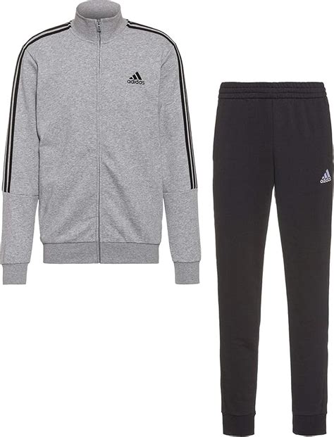 adidas graue polystertrainingsjacken herren